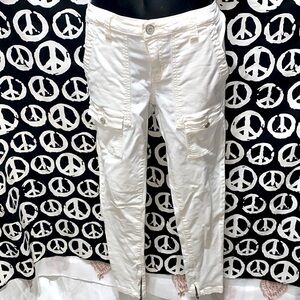 JOIE WHITE JEANS SO-REAL SKINNY JEANS SZ 28 CARDO POINTED POCKET FLAPS/POCKETS